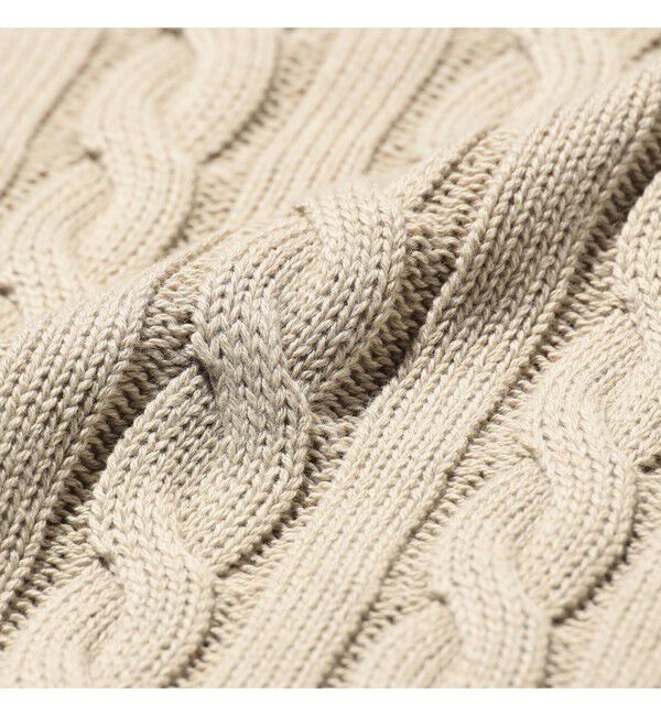 BEAMS PLUS「V-Neck Vest Cable」|ニット・セーター|