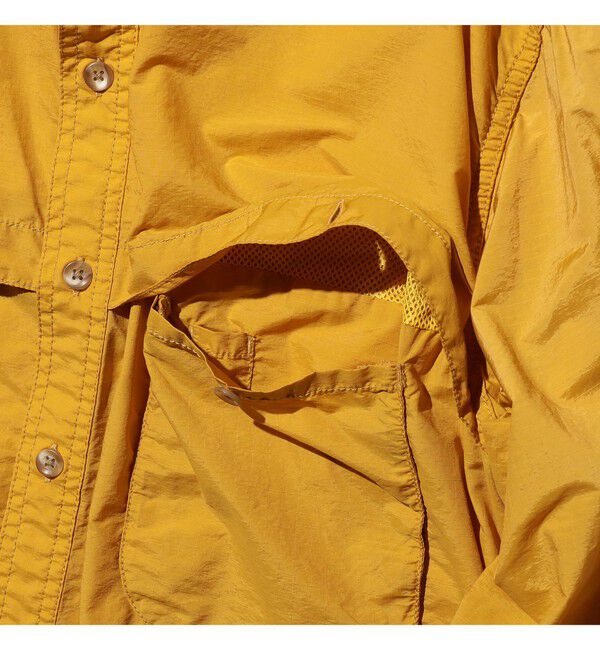 BEAMS PLUS「Adventure Shirt Ⅳ NYCO Rip stop Pigment Dye」|シャツ・ブラウス|