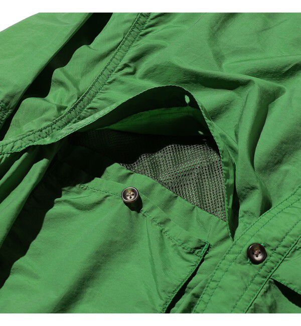 BEAMS PLUS「Adventure Shirt Ⅳ NYCO Rip stop Pigment Dye」|シャツ・ブラウス|