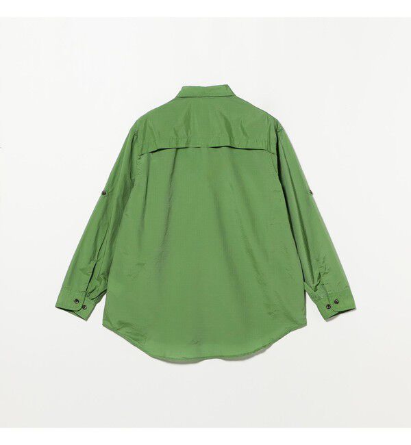 BEAMS PLUS「Adventure Shirt Ⅳ NYCO Rip stop Pigment Dye」|シャツ・ブラウス|