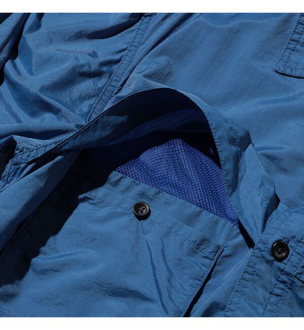 BEAMS PLUS「Adventure Shirt Ⅳ NYCO Rip stop Pigment Dye」|シャツ・ブラウス|