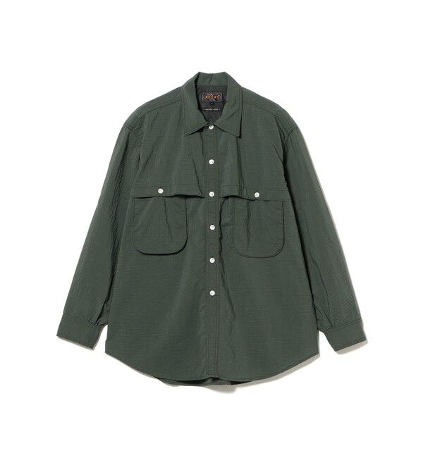 BEAMS PLUS「Adventure Shirt Ⅳ Seersucker Gingham」|シャツ・ブラウス|