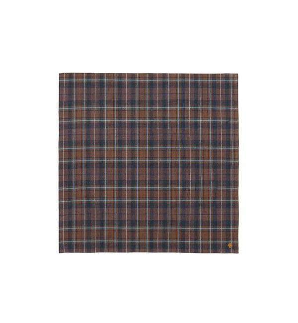 BEAMS PLUS「Handkerchief Madras」|バンダナ・スカーフ|BROWN