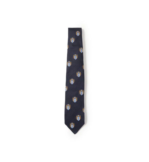 BEAMS PLUS「Silk Tie Crest Shield」|ネクタイ・蝶ネクタイ|NAVY