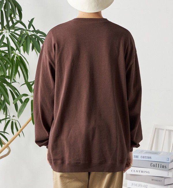 SHIPS any「SHIPS any: COTTON USA ガーメントダイ ヘビーウェイト ヘンリーネック Tシャツ (ロンT)◇」|Tシャツ・カットソー|