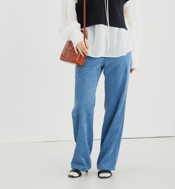 SHIPS for women「〈手洗い可能〉ストレッチ混 細 コーデュロイ スリム パンツ ◇」|その他|