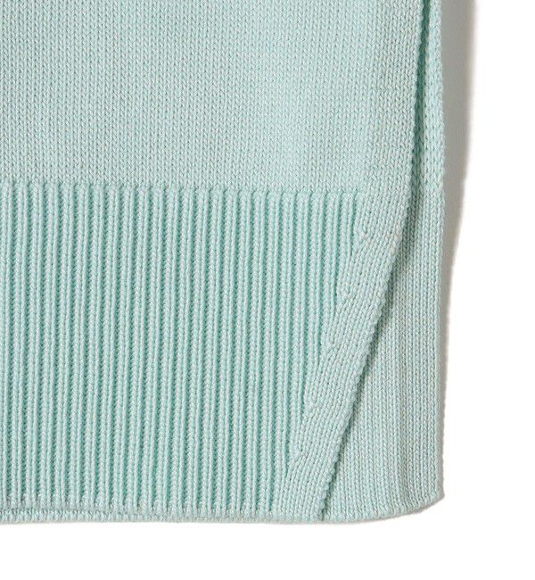 SHIPS for women「〈手洗い可能〉マーセライズ コットン 編地 切替 プルオーバー 24SS ◇」|ニット・セーター|