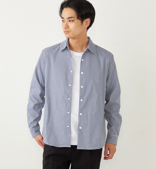 SHIPS Colors 「SHIPS Colors:〈洗濯機可能〉CAVE(R) オックス レギュラーカラー シャツ」|シャツ・ブラウス|