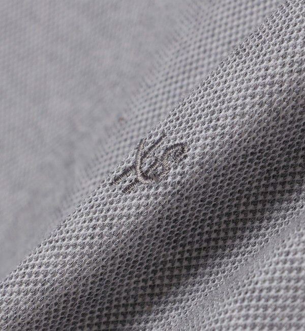 SHIPS「【WEB限定】SHIPS:〈抗菌・防臭〉ワンポイント ロゴ バーズアイ ロングスリーブ ポロシャツ」|ポロシャツ|