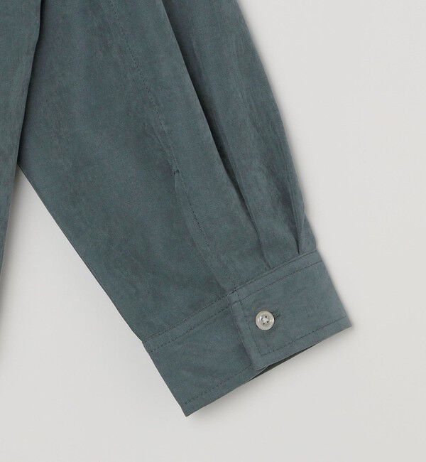 SHIPS any「SHIPS any:〈洗濯機可能〉フェード ピーチスキン バンドカラー シャツ◇」|シャツ・ブラウス|