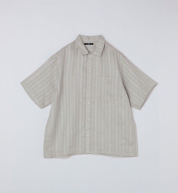 SHIPS「SHIPS: ラミー ドビー ウィークエンド ショートスリーブ シャツ」|シャツ・ブラウス|