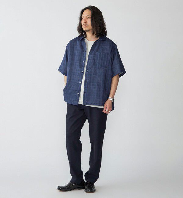 SHIPS「SHIPS: ラミー ドビー ウィークエンド ショートスリーブ シャツ」|シャツ・ブラウス|