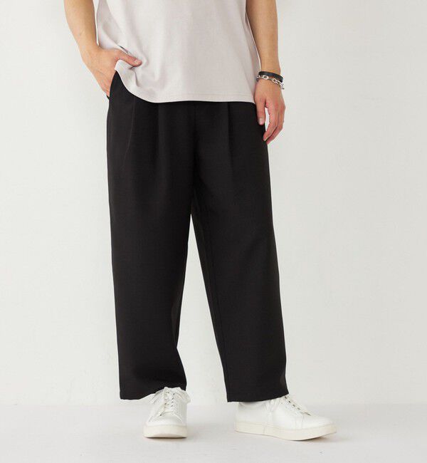 SHIPS Colors 「SHIPS Colors:〈洗濯機可能〉ポリトロ ワイド テーパード パンツ」|その他|