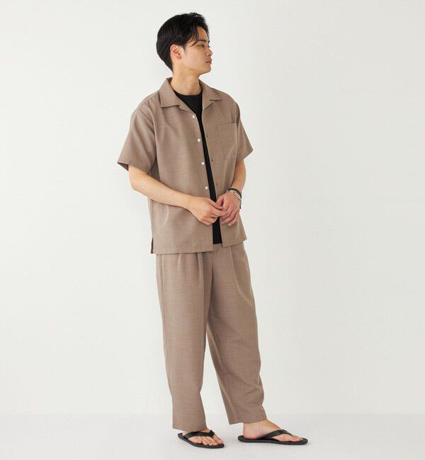 SHIPS Colors 「SHIPS Colors:〈洗濯機可能〉ポリトロ ワイド テーパード パンツ」|その他|