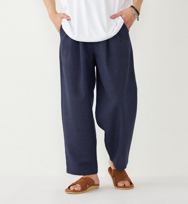 SHIPS Colors 「SHIPS Colors:〈洗濯機可能〉ポリトロ ワイド テーパード パンツ」|その他|