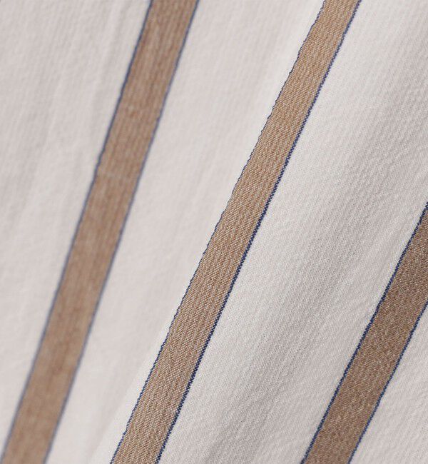 SHIPS any「SHIPS any: ストライプ スモールウェイブ スキッパー プルオーバーシャツ◇」|シャツ・ブラウス|