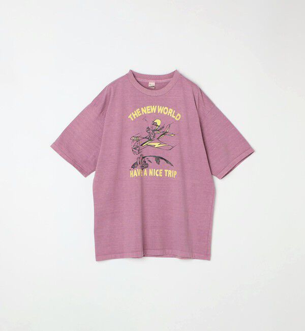 SHIPS any「SCREEN STARS: ガーメントダイ フェード カラー レトロ グラフィック Tシャツ◇」|Tシャツ・カットソー|