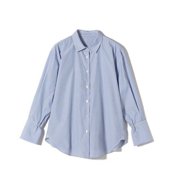 SHIPS for women「【WEB限定】〈手洗い可能〉ストライプ 2WAY リボン シャツ」|シャツ・ブラウス|