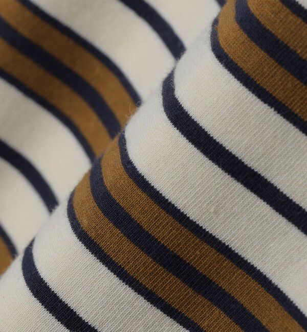 SHIPS「【SHIPS別注】AIRTOWNE: マルチ ボーダー ロングスリーブ Tシャツ」|Tシャツ・カットソー|