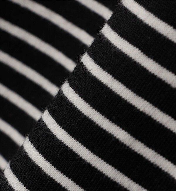 SHIPS any「SHIPS any:〈洗濯機可能〉マリンテイスト ボーダー リラックス Tシャツ(スカーフ付き)◇」|Tシャツ・カットソー|