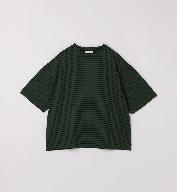 SHIPS any「SHIPS any:〈洗濯機可能〉マリンテイスト ボーダー リラックス Tシャツ(スカーフ付き)◇」|Tシャツ・カットソー|