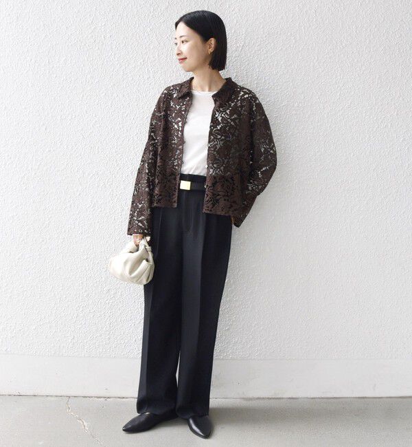 SHIPS for women「〈手洗い可能〉レース シャツ 羽織 2」|シャツ・ブラウス|