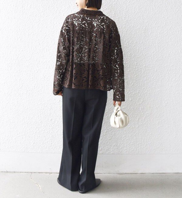 SHIPS for women「〈手洗い可能〉レース シャツ 羽織 2」|シャツ・ブラウス|