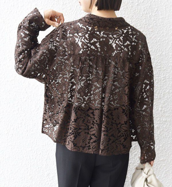 SHIPS for women「〈手洗い可能〉レース シャツ 羽織 2」|シャツ・ブラウス|