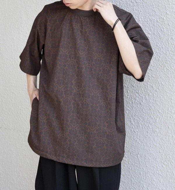 SHIPS any「SHIPS any:〈撥水/軽量/ストレッチ〉SOLOTEX(R)  シアサッカー スピンドル Tシャツ 26SS◆」|Tシャツ・カットソー|