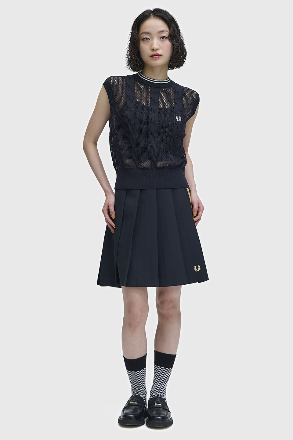 FRED PERRY 「Mesh Cable Knit Tank」|その他|