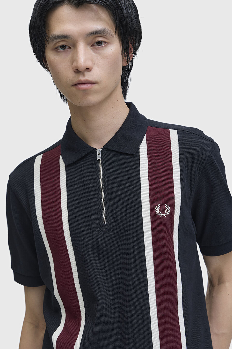FRED PERRY 「Tramline Polo Shirt」|ポロシャツ|BLACK