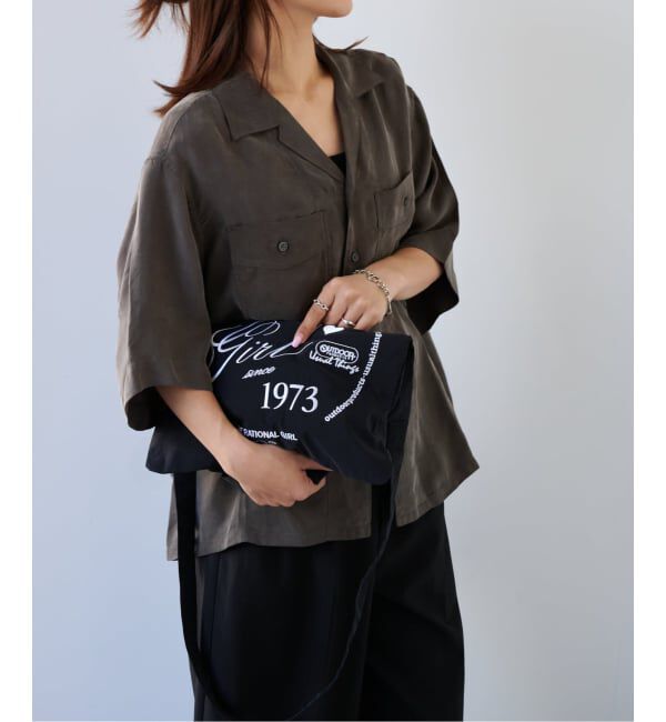 OUTDOOR PRODUCTS Usual Things「≪予約≫キュプラオープンカラーハーフスリーブポケットシャツ セットアップ対応」|シャツ・ブラウス|