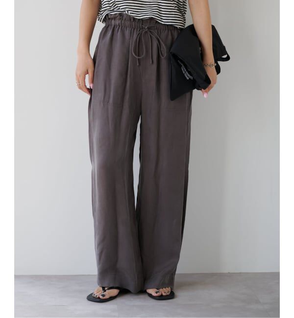 OUTDOOR PRODUCTS Usual Things「≪予約≫キュプラステッチワークドロストパンツ セットアップ対応」|スラックス|