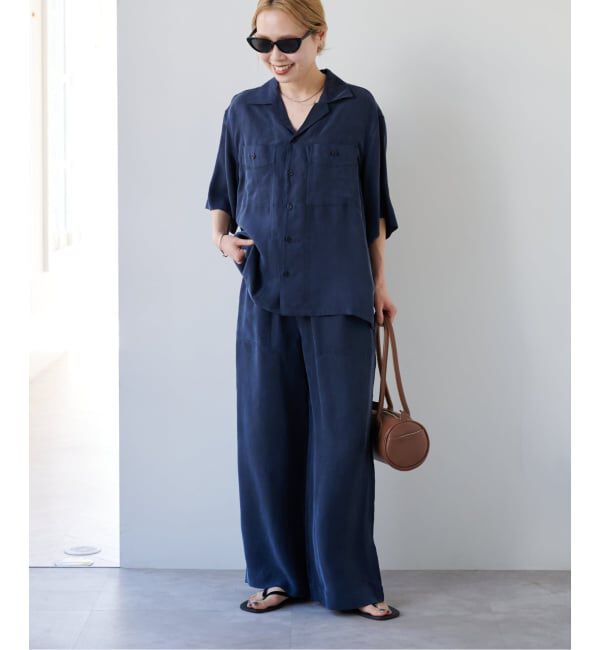 OUTDOOR PRODUCTS Usual Things「≪予約≫キュプラステッチワークドロストパンツ セットアップ対応」|スラックス|