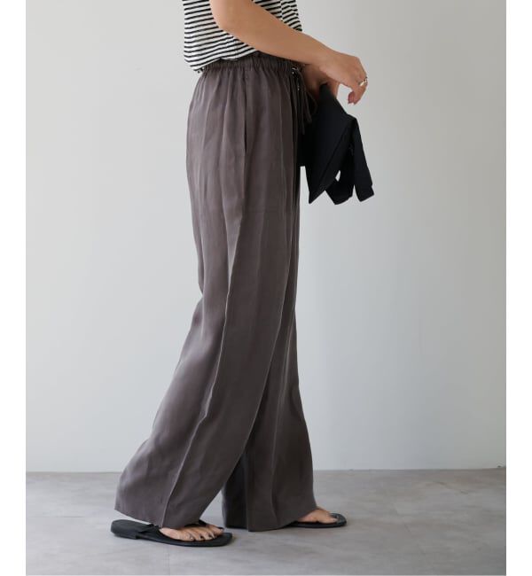 OUTDOOR PRODUCTS Usual Things「≪予約≫キュプラステッチワークドロストパンツ セットアップ対応」|スラックス|