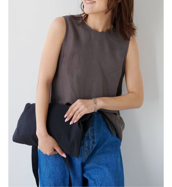 OUTDOOR PRODUCTS Usual Things「≪予約≫キュプラノースリーブブラウス セットアップ対応」|シャツ・ブラウス|