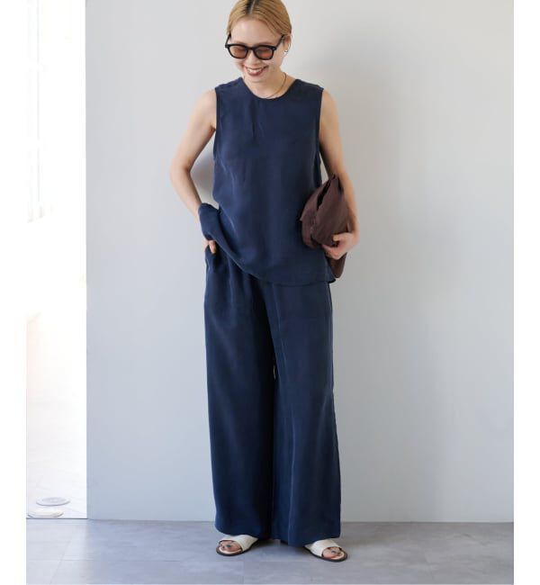 OUTDOOR PRODUCTS Usual Things「≪予約≫キュプラノースリーブブラウス セットアップ対応」|シャツ・ブラウス|