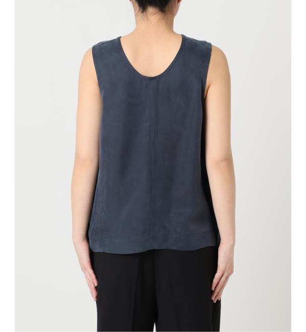 OUTDOOR PRODUCTS Usual Things「≪予約≫キュプラノースリーブブラウス セットアップ対応」|シャツ・ブラウス|