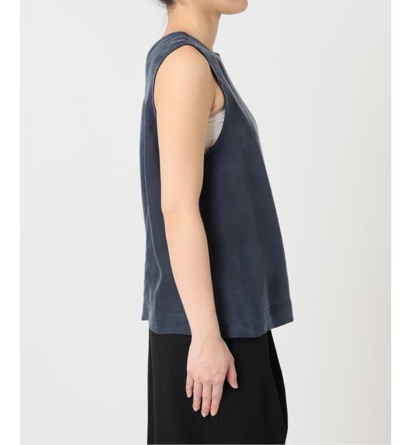 OUTDOOR PRODUCTS Usual Things「≪予約≫キュプラノースリーブブラウス セットアップ対応」|シャツ・ブラウス|