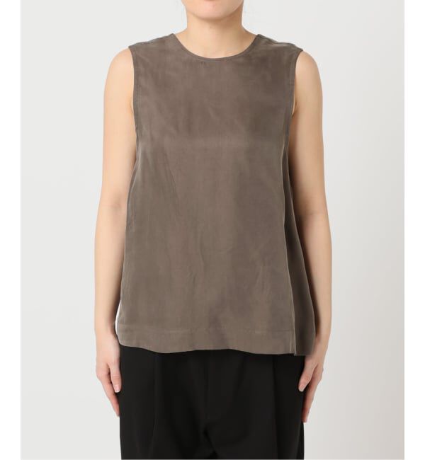 OUTDOOR PRODUCTS Usual Things「≪予約≫キュプラノースリーブブラウス セットアップ対応」|シャツ・ブラウス|