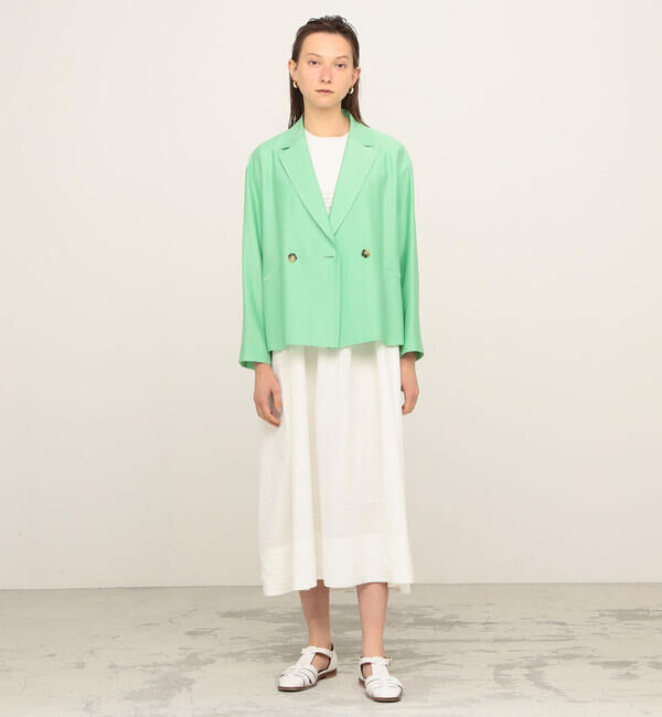 Ballsey「コットンドビーツイル ダブルブレストジャケット」|テーラードジャケット|