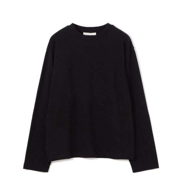 GALERIE VIE「コットンジャージー ロングスリーブプルオーバー」|Tシャツ・カットソー|19 ブラック