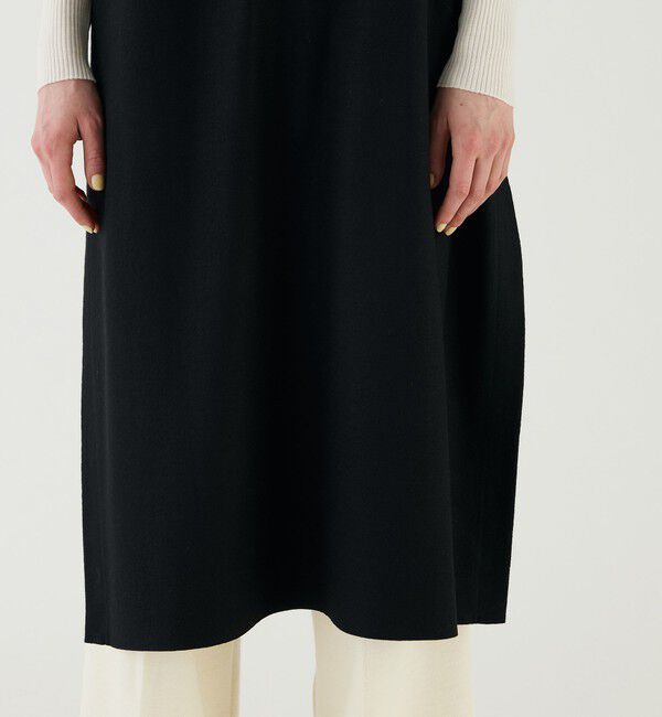 GALERIE VIE「ミルドスムース スタンドネックロングベスト」|ベスト・ジレ|