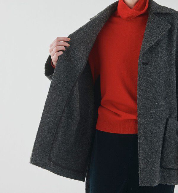 GALERIE VIE「エアブークレーウール キモノコート」|その他|