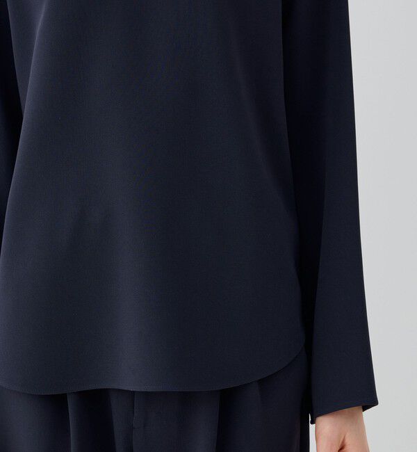 GALERIE VIE「ダブルクロス プルオーバーシャツ」|シャツ・ブラウス|