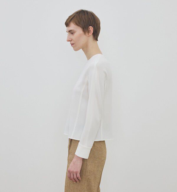 DES PRES「ライトダブルクロス クルーネックプルオーバー」|シャツ・ブラウス|