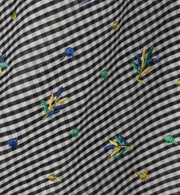 TOMORROWLAND collection「ギンガムエンブロイダリー ジップアップライトブルゾン」|その他|