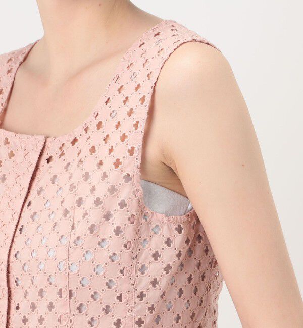 Ballsey「コモンフラワーエンブロイダリー Uネックジレブラウス」|その他|