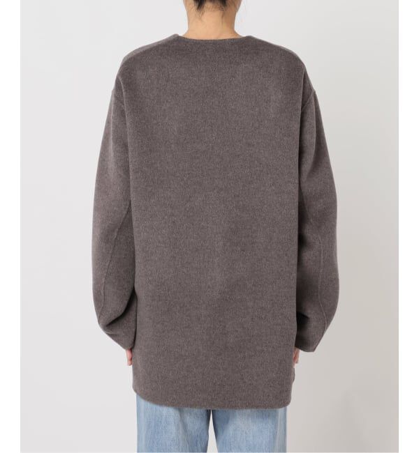 Plage「HAMILTON Cardigan コート」|ノーカラーコート|