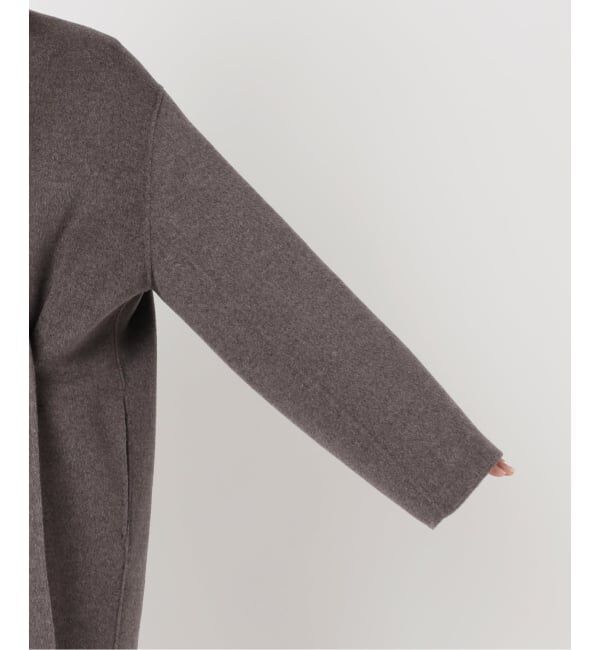 Plage「HAMILTON Cardigan コート」|ノーカラーコート|